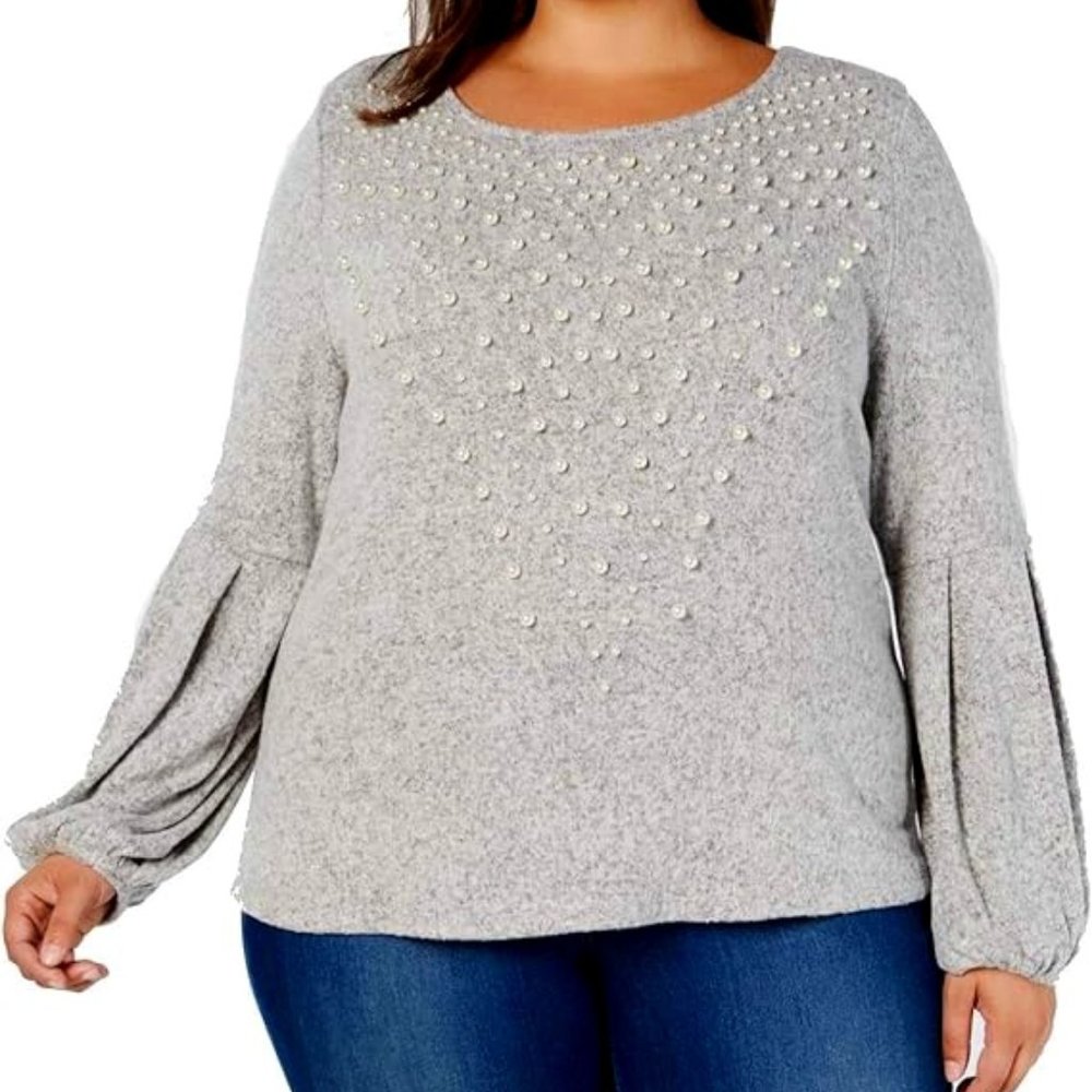 Soft Grey sweater. INC size 3x
